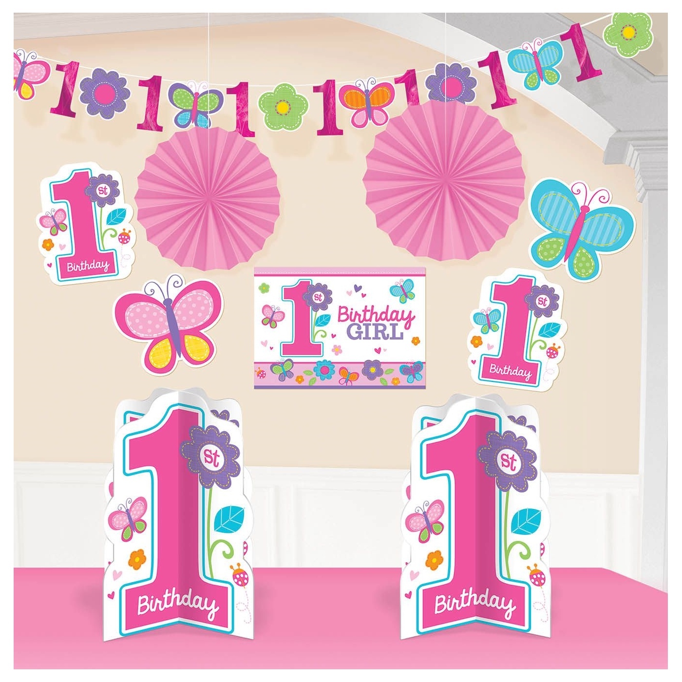 Sweet Birthday Girl Room Decorating Kit