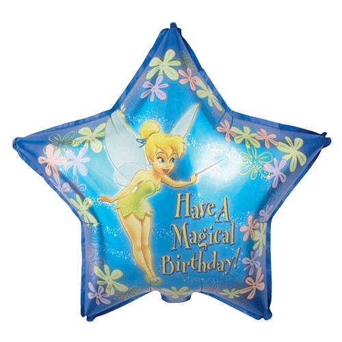 Tinkerbell Happy Birthday Helium Balloon