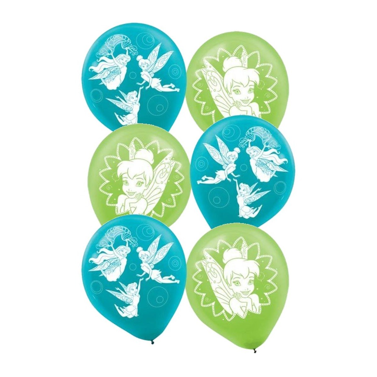 Tinkerbell Balloons (Pack of 6)