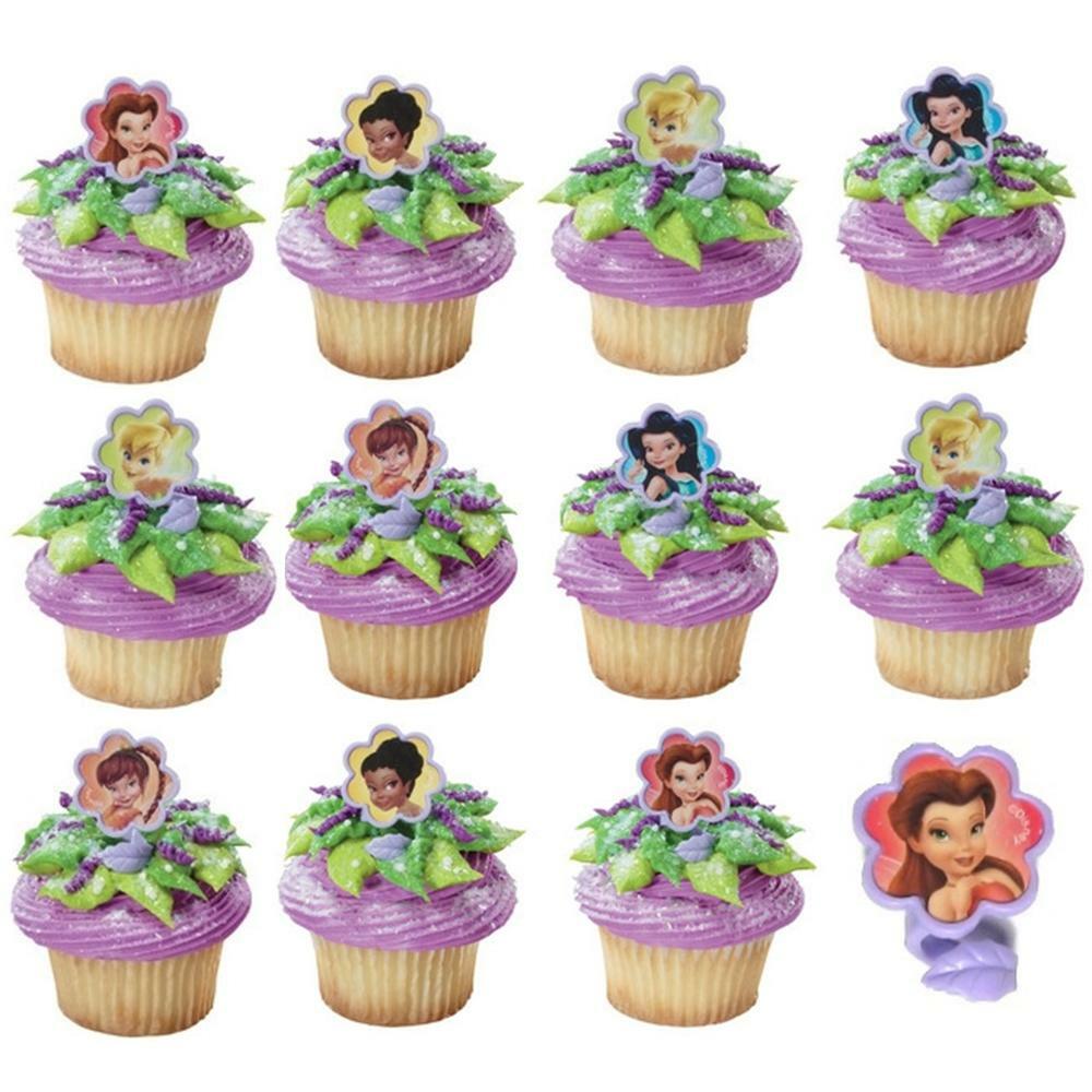 Tinkerbell Fairies Cupcake Rings (Pack of 12)