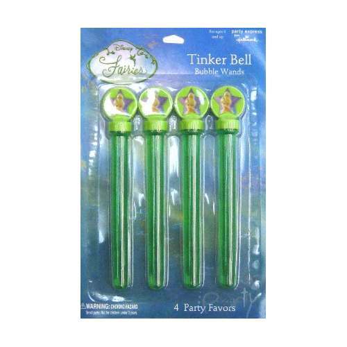Tinkerbell Bubble Wands (Pack of 4)