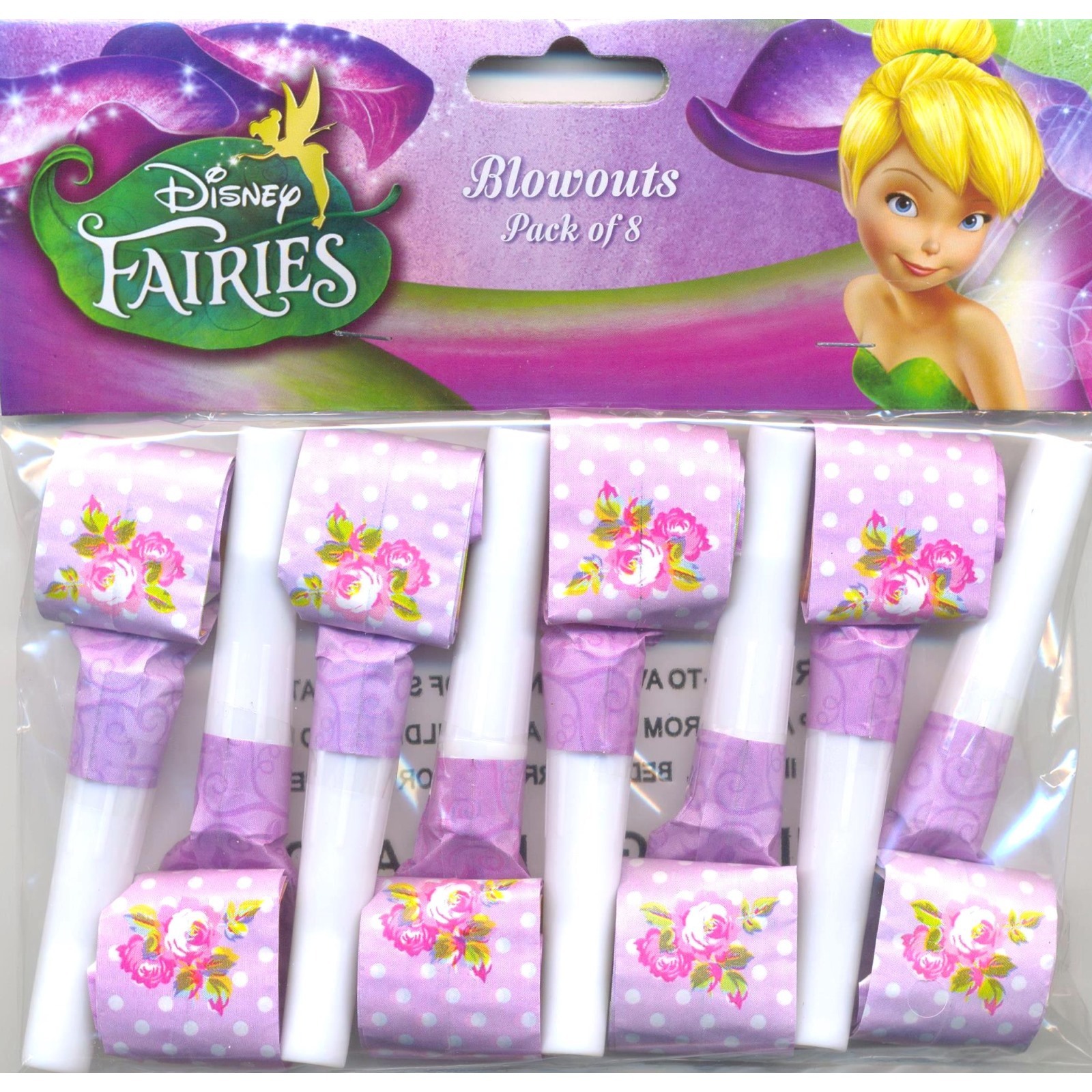 Disney Fairies Tinkerbell Blowers (Pack of 8)