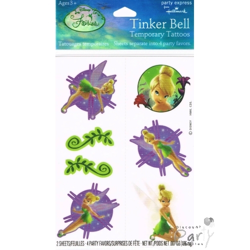 Tinkerbell Tattoos (2 Sheets)