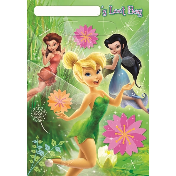 Tinkerbell Fairies Lolly/Treat Bags (Pack of 8)
