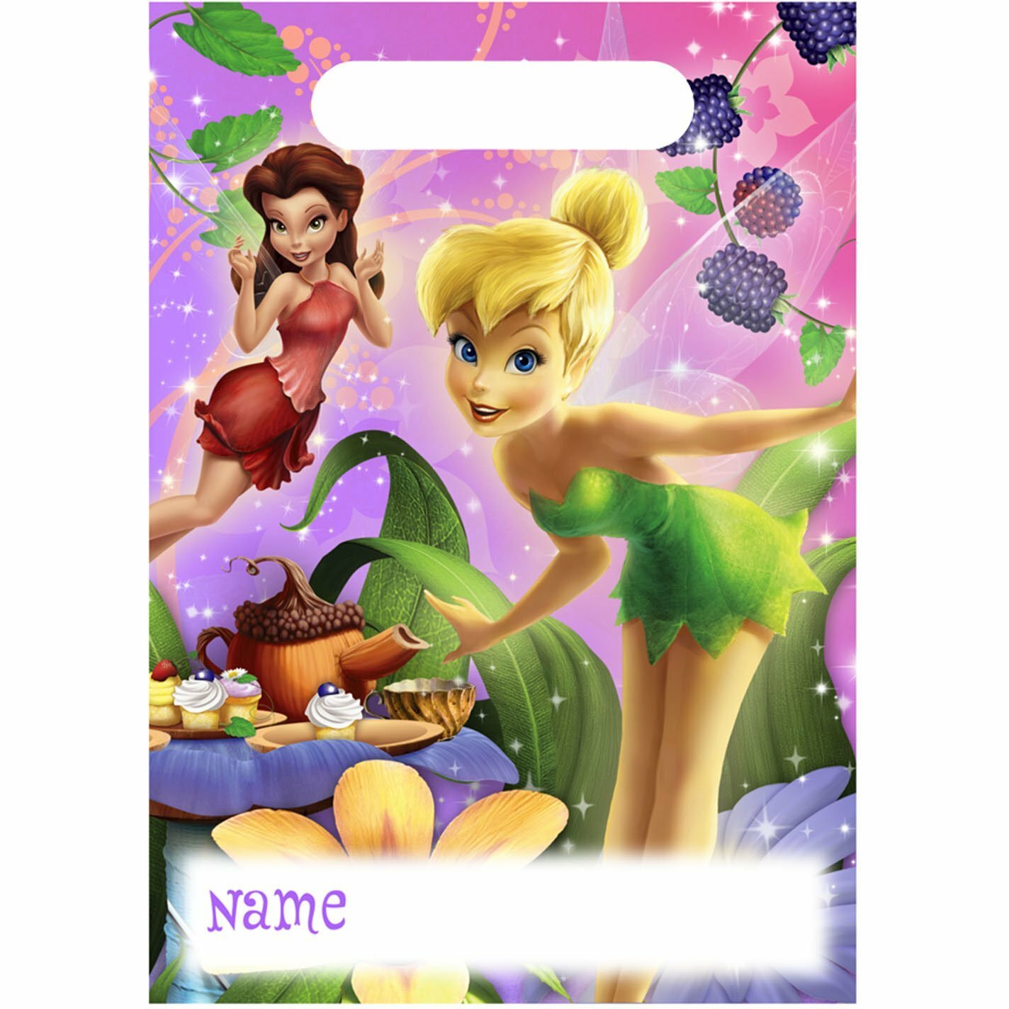 Tinkerbell Lolly/Treat Bags (Pack of 8)