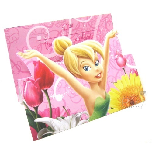 Tinkerbell Party Invitations (Pack of 8)