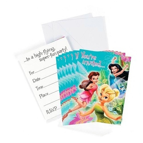 Tinkerbell Fairies Party Invitations (Pack of 8)