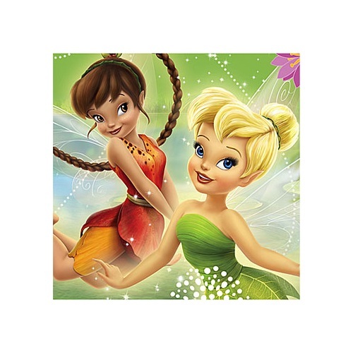 Tinkerbell Fairies Small Napkins / Serviettes (Pack of 16)
