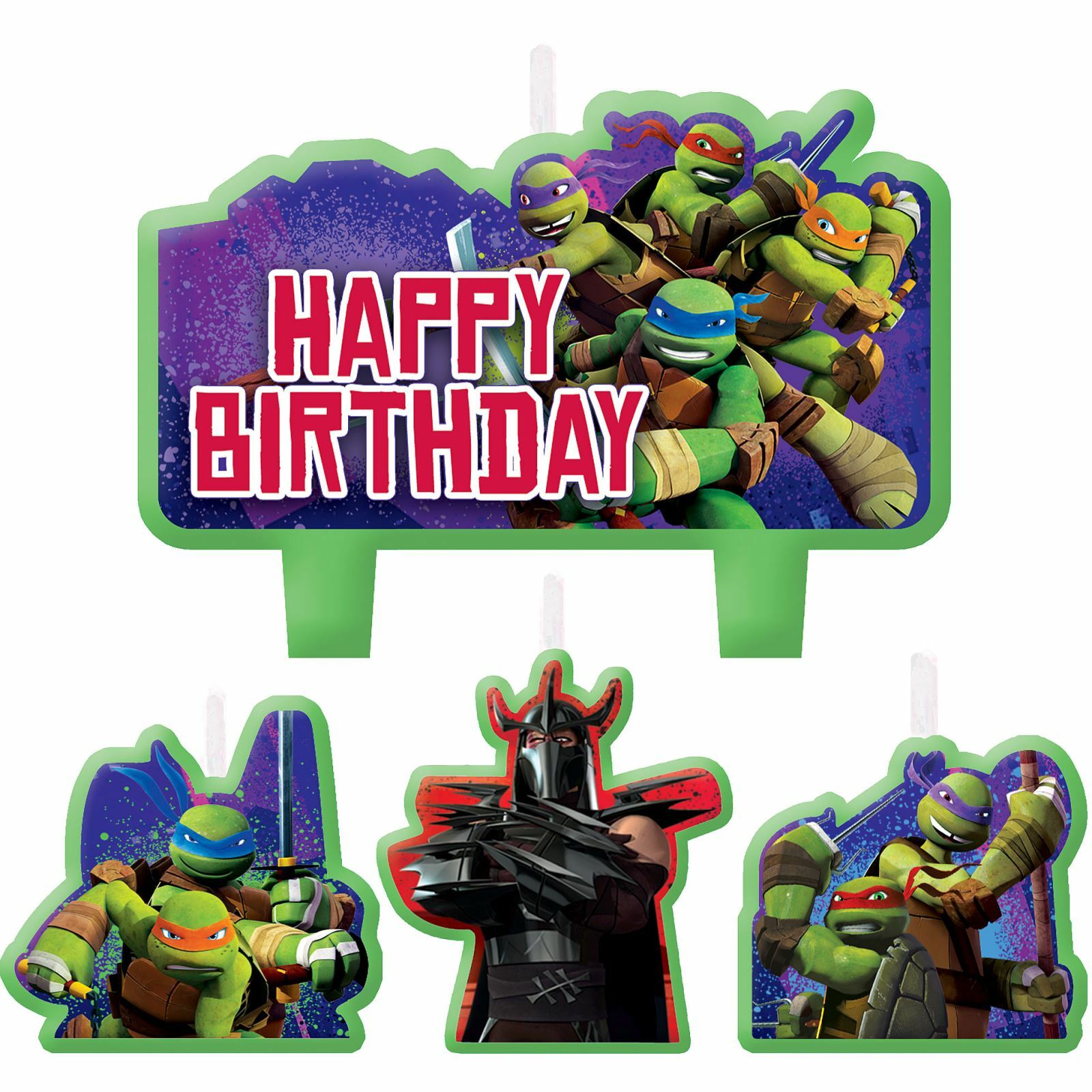 Teenage Mutant Ninja Turtles Molded Candles (Set of 4)