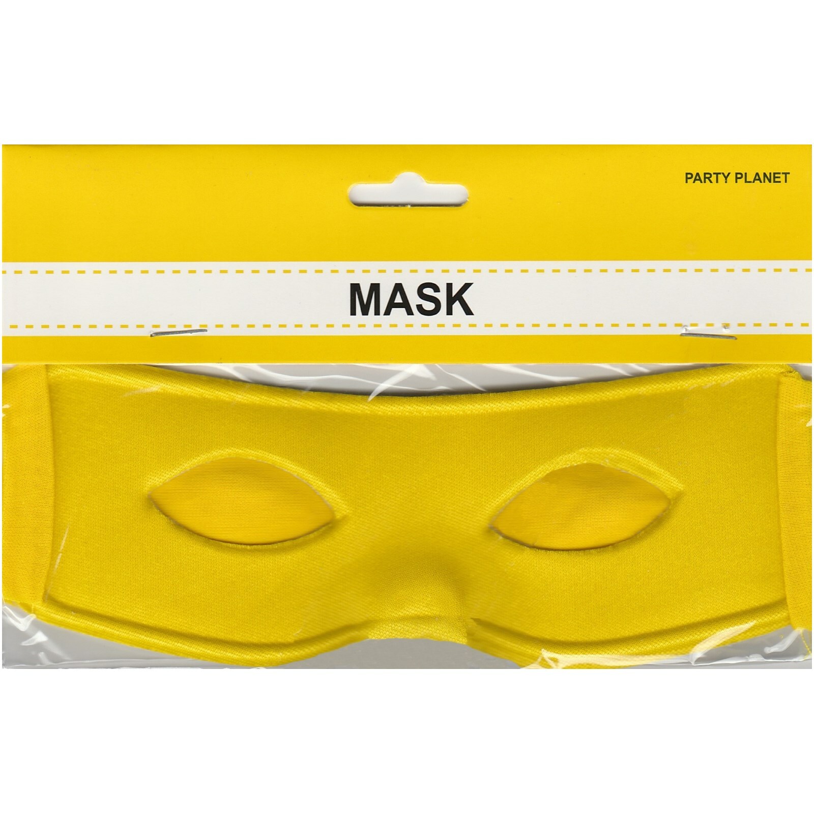 Yellow Superhero Eye Mask