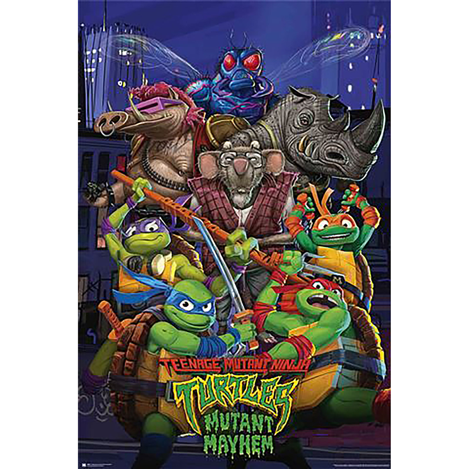 Teenage Mutant Ninja Turtles Mutant Mayhem Poster