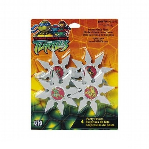 Teenage Mutant Ninja Turtles Foam Ninja Stars (Pack of 4)
