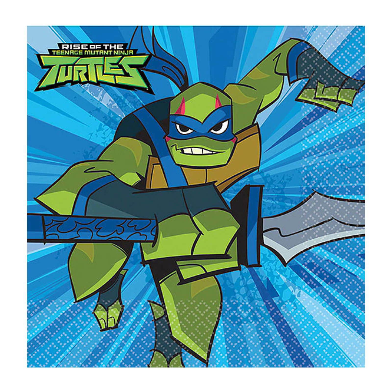 Rise of the Teenage Mutant Ninja Turtles Small Napkins / Serviettes (Pack of 16)