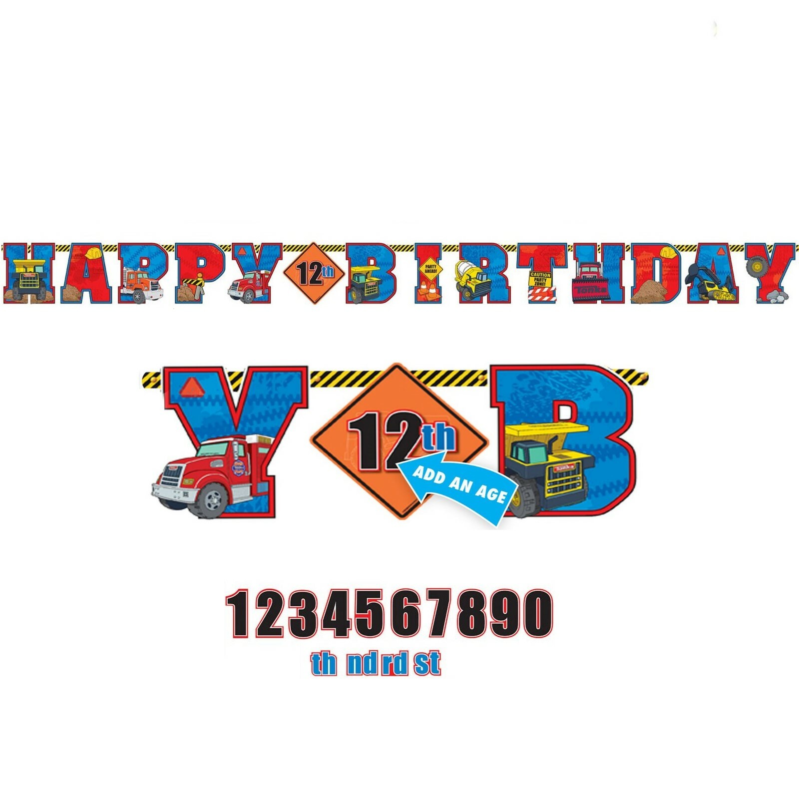Tonka Jumbo Add an Age Banner Kit
