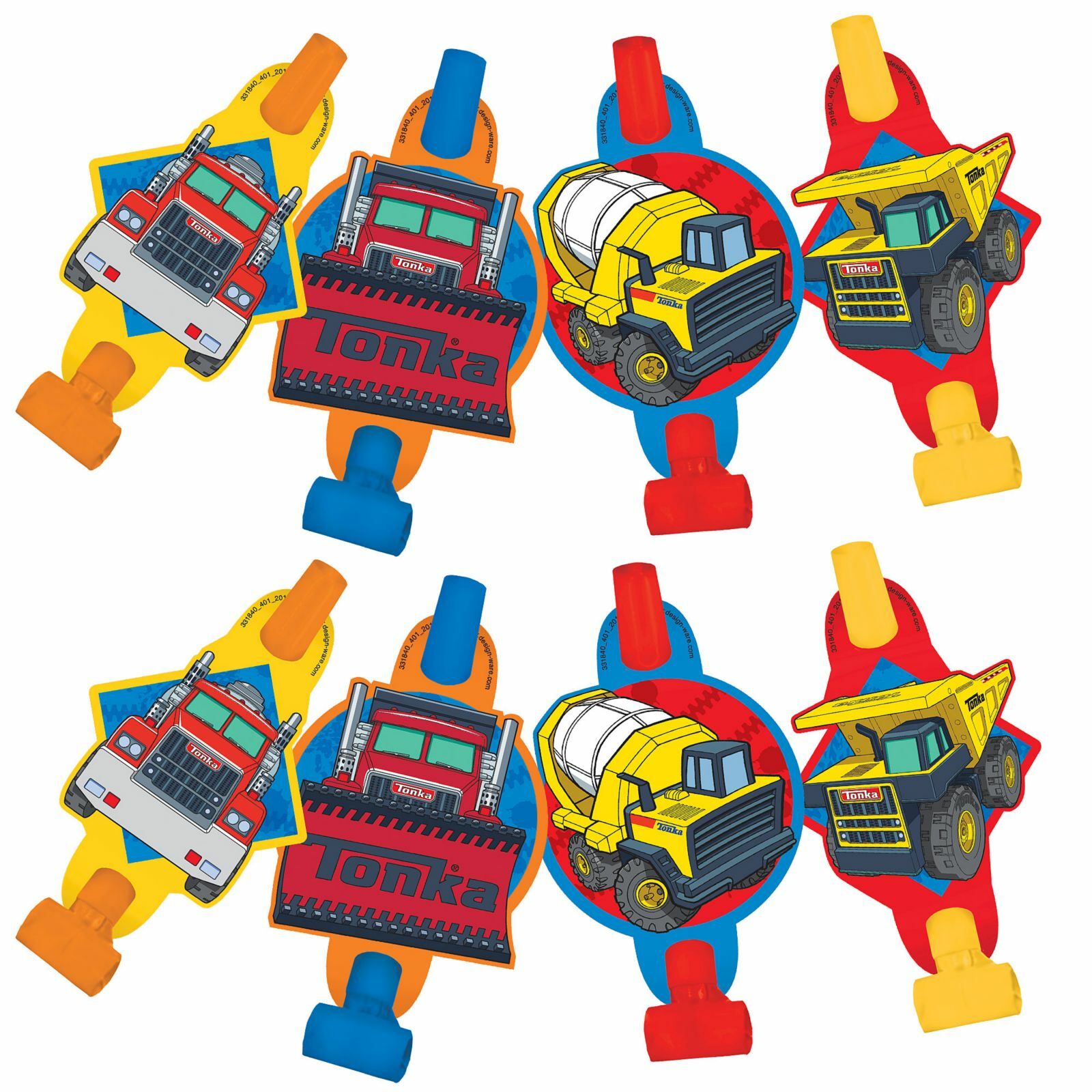 Tonka Party Blowers (Pack of 8)