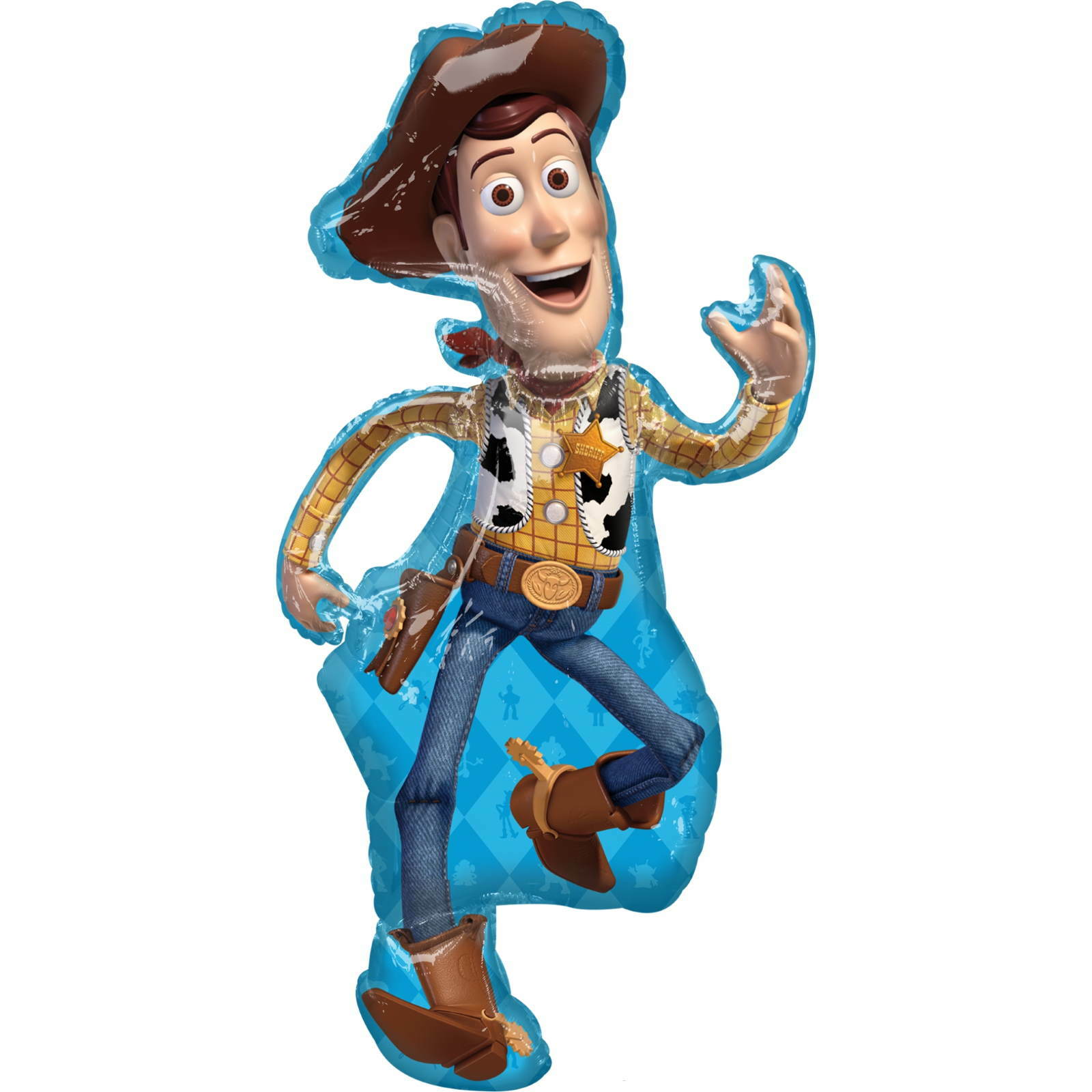 Toy Story 4 Woody Supershape Helium Balloon 111cm 