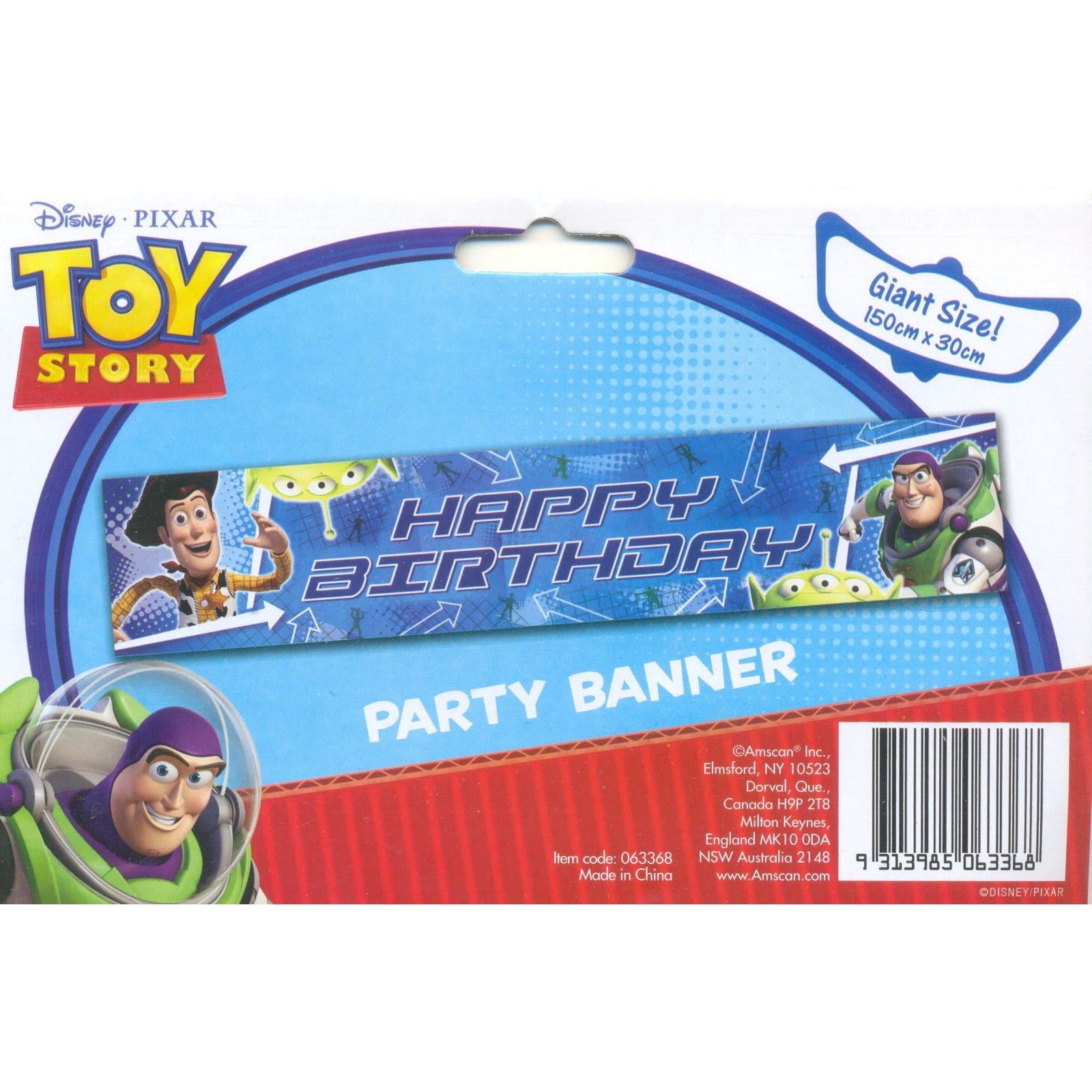 Toy Story Happy Birthday Banner