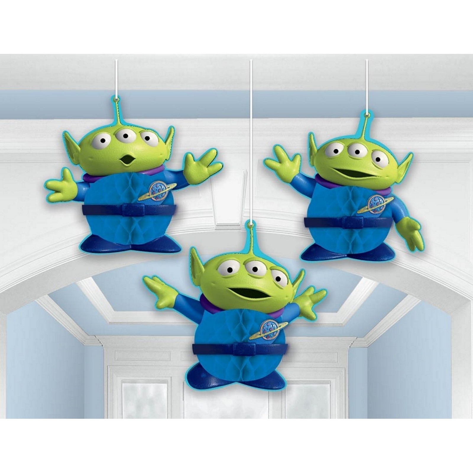 Toy Story Power Up Honeycomb Decorations (Pack of 3)