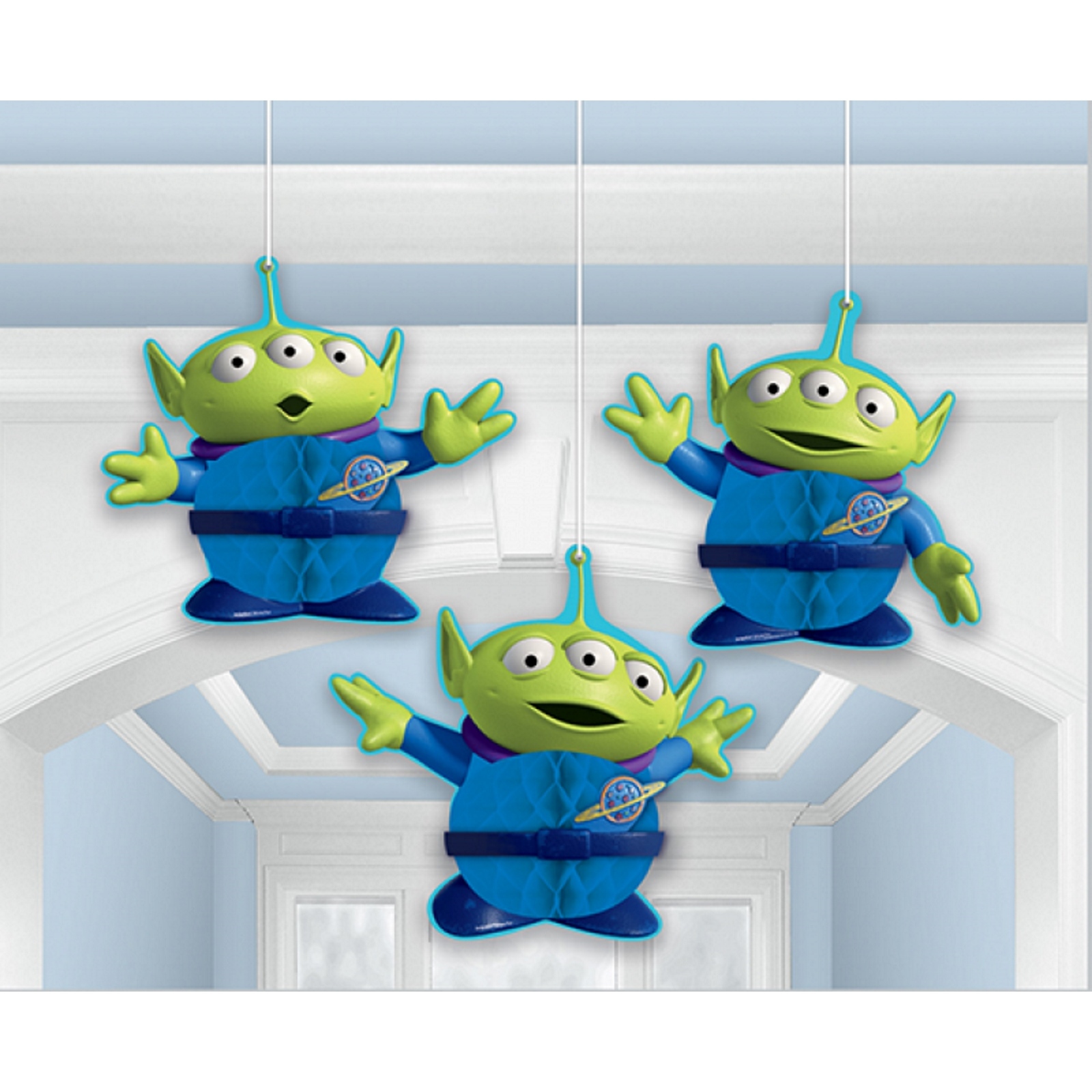 Toy Story 4 Honeycomb Decorations (Pack of 3)