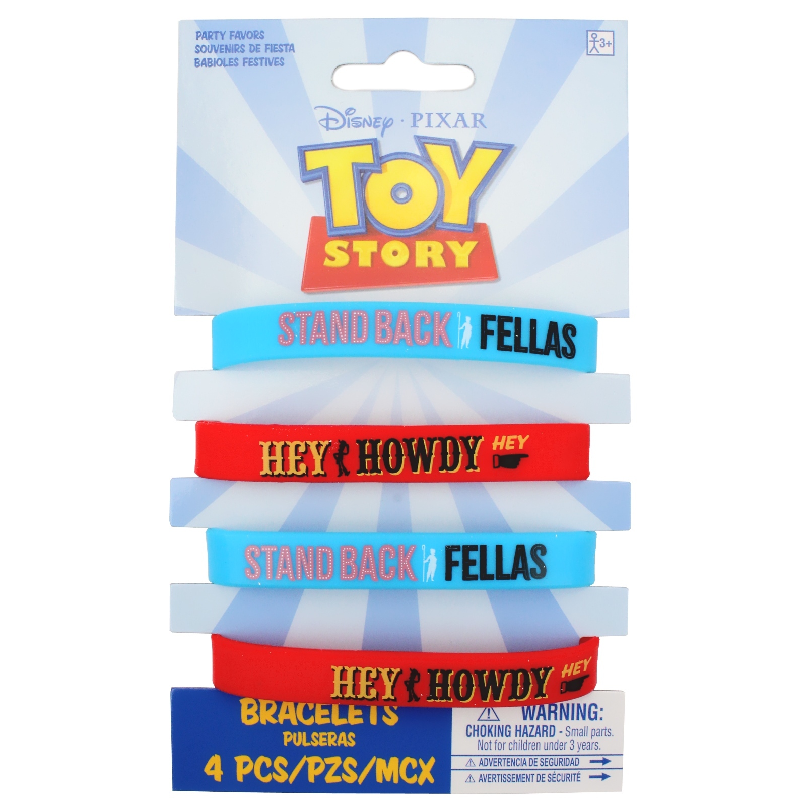 Toy Story 4 Wristbands (Pack of 4)