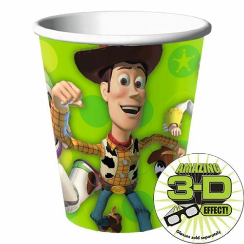 Toy Story 3 Paper Cups (Pack of 8) - Discount Party Supplies