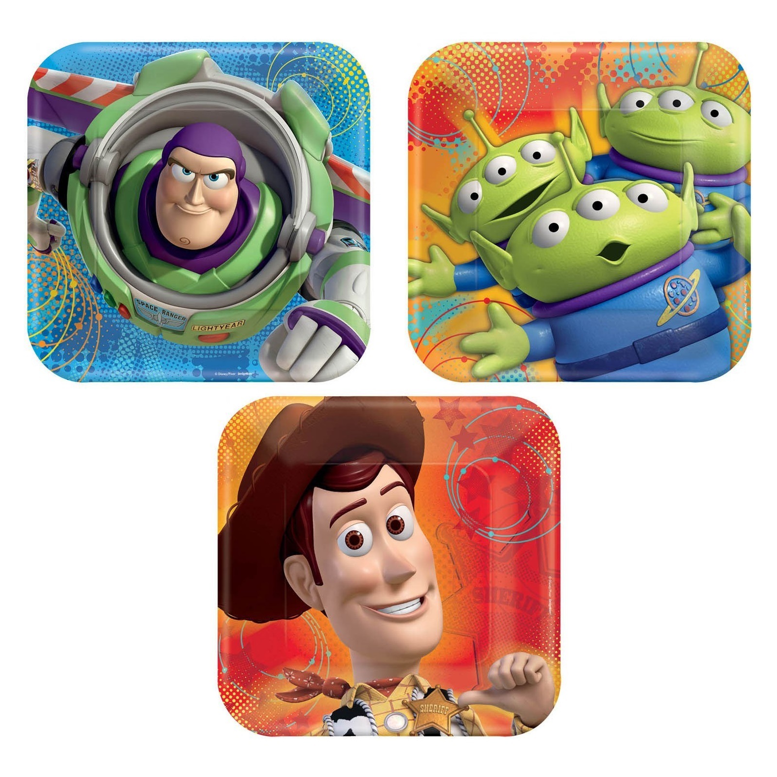 Toy Story Power Up Small Paper Plates (Pack of 8)
