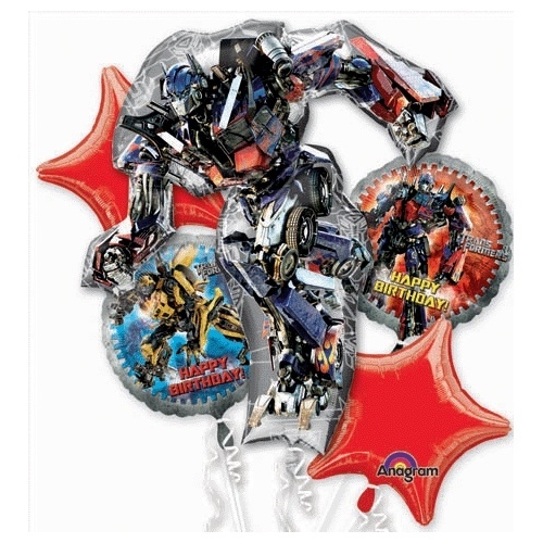 Transformers Helium Balloon Bouquet
