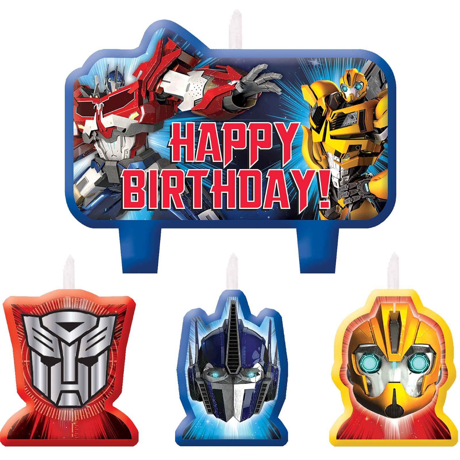 Transformers Candles (Set of 4)