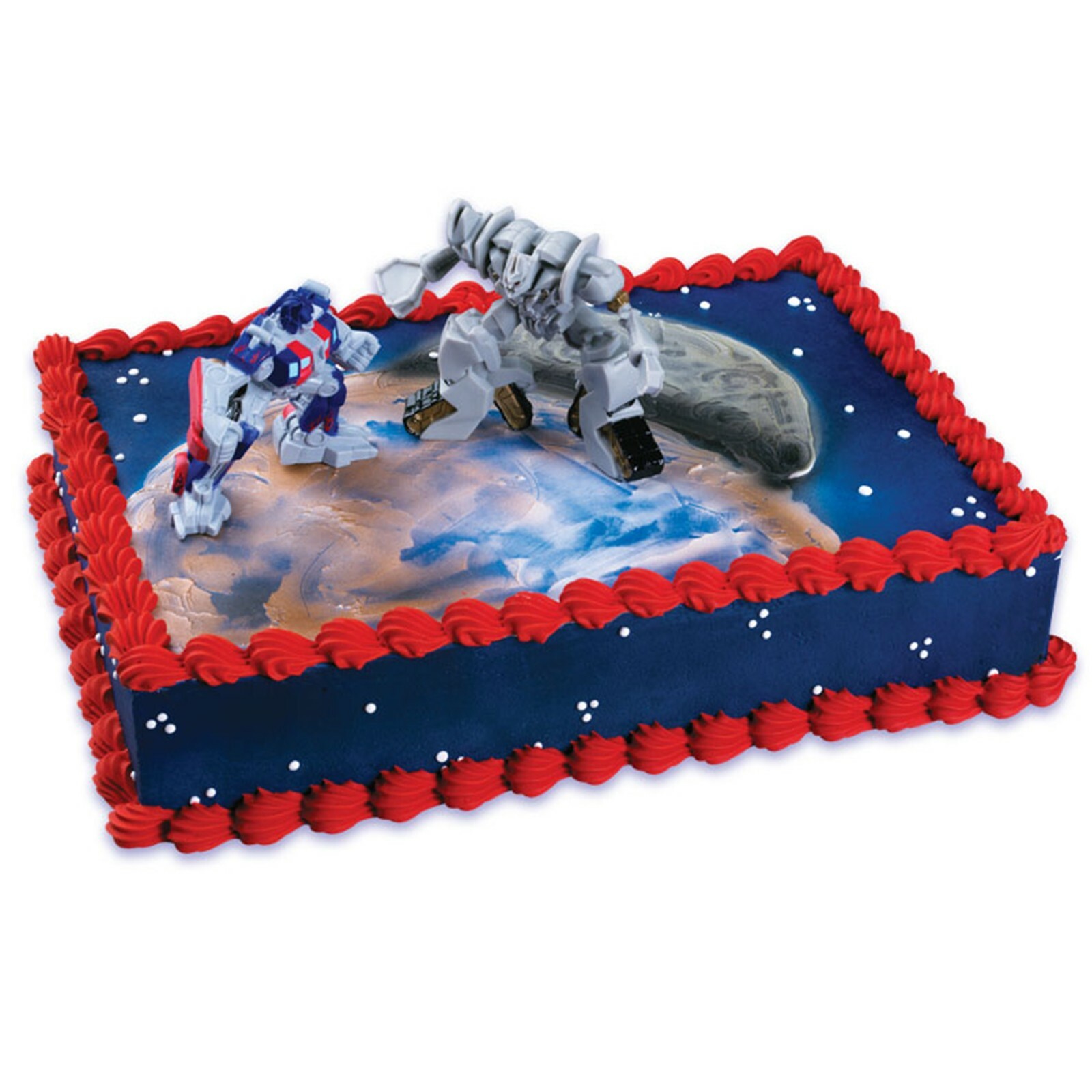 Transformers Optimus Prime and Megatron Cake Decoration