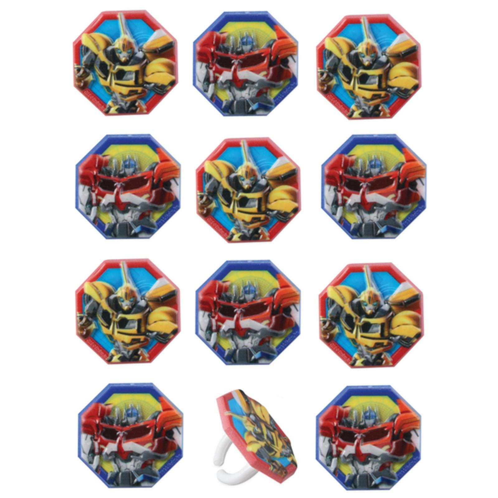 Transformers Cupcake Rings (Pack of 12)