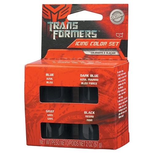 Transformers Icing Colours (Pack of 4)