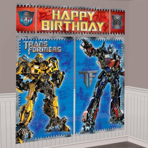 Transformers Scene Setter Wall Decorations
