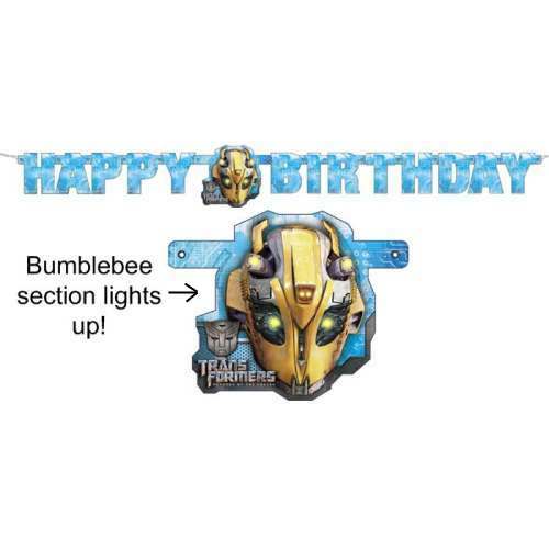 Transformers: Revenge of the Fallen Happy Birthday Banner