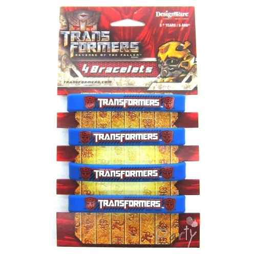 Transformers: Revenge of the Fallen Wristbands (Pack of 4)