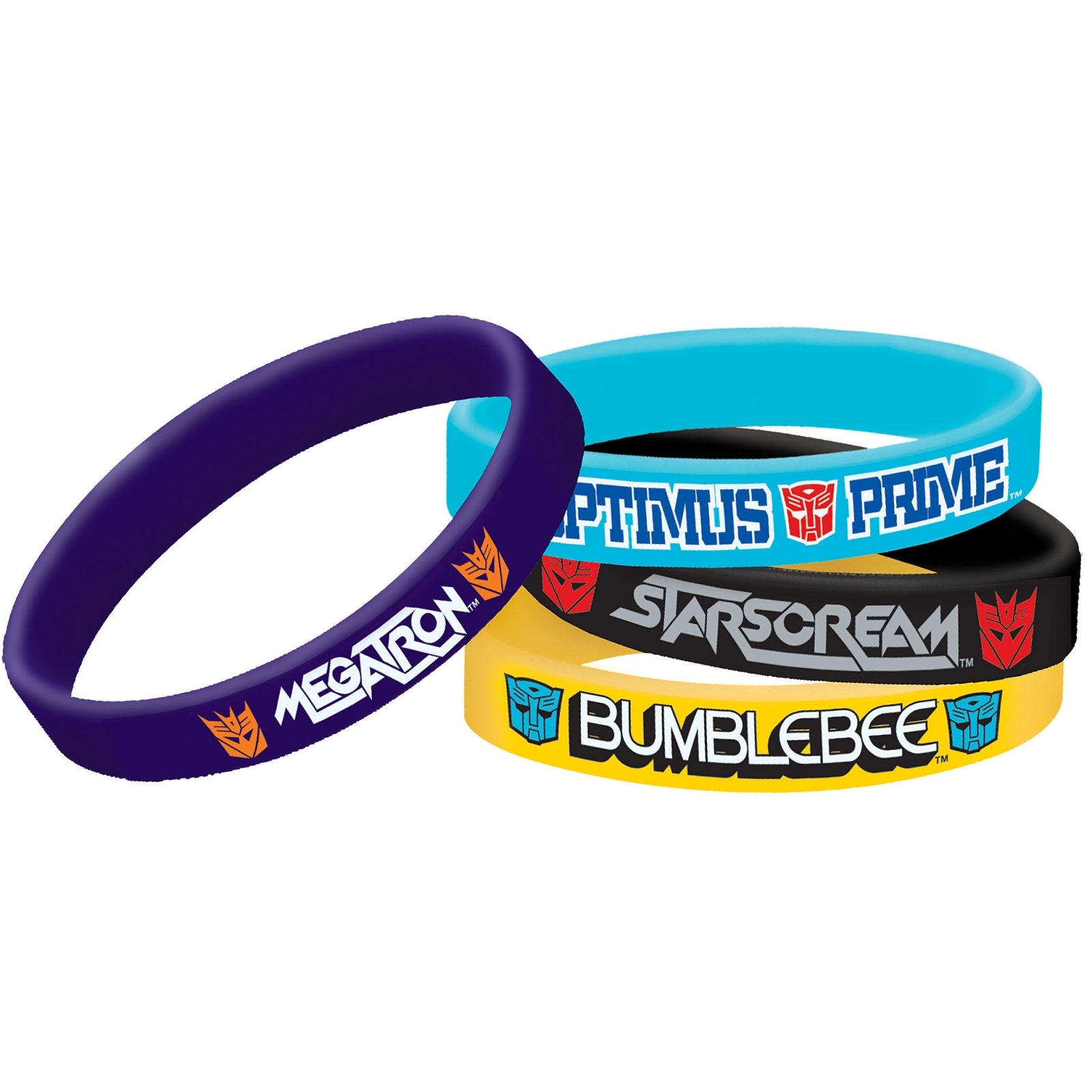 Transformers Prime Wristbands (Pack of 4)