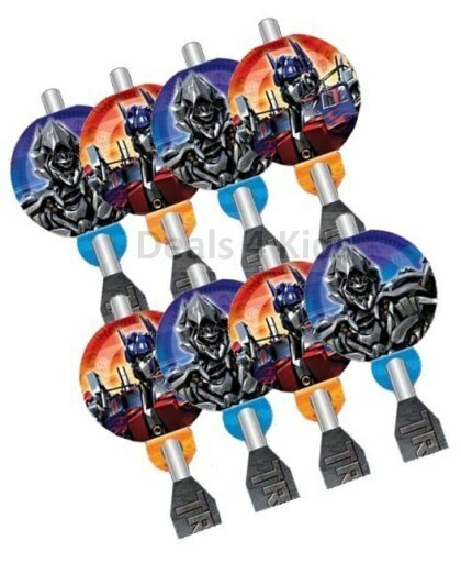 Transformers Party Blowers (Pack of 8)