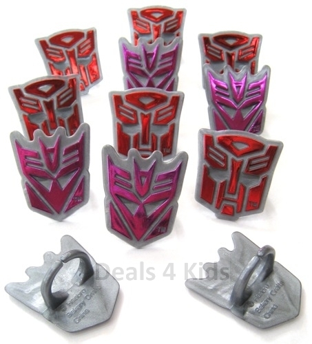 Transformers Cupcake Rings (Pack of 12)