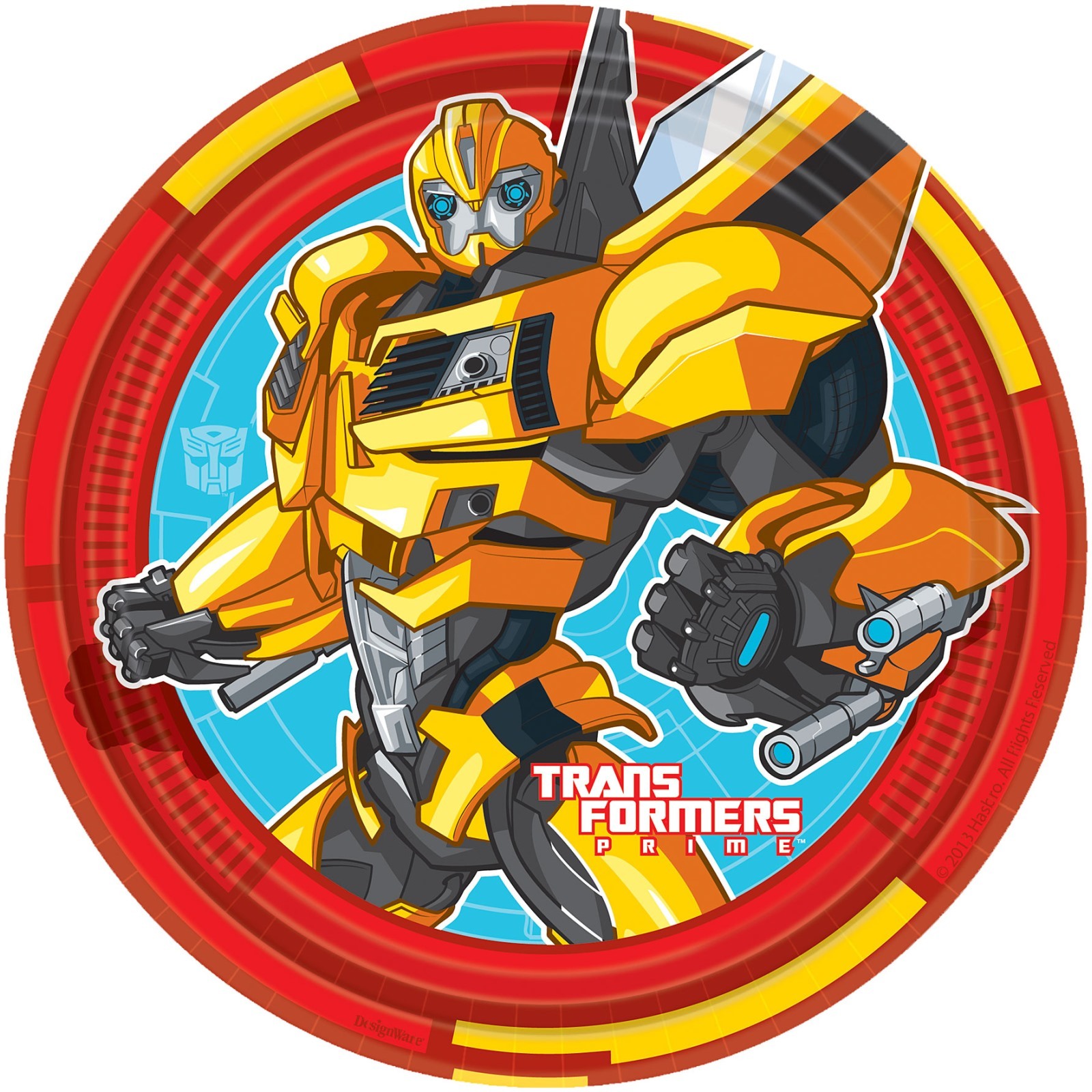 Transformers Prime Small Paper Plates (Pack of 8)