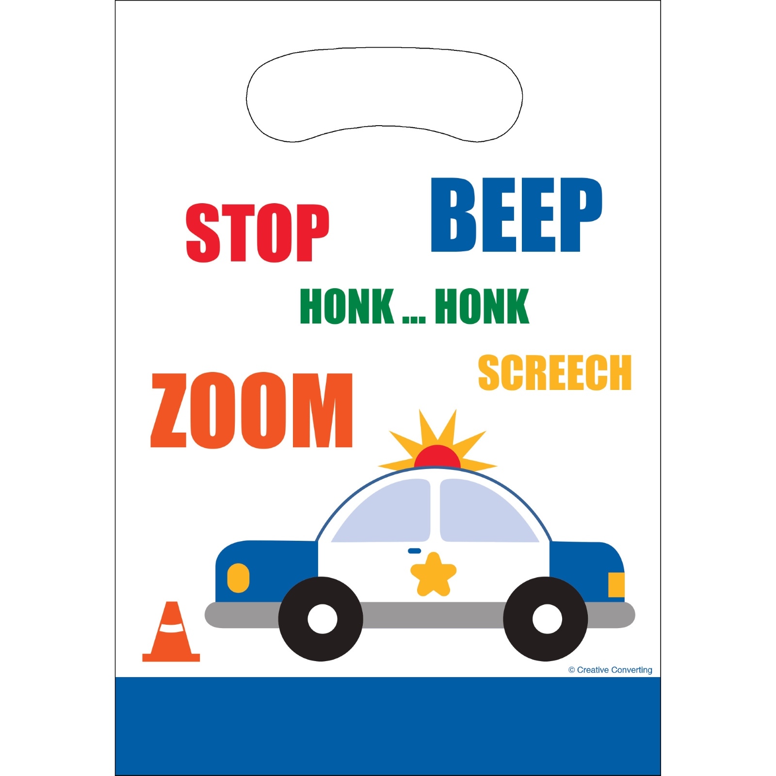 Traffic Jam Lolly/Treat Bags (Pack of 8)