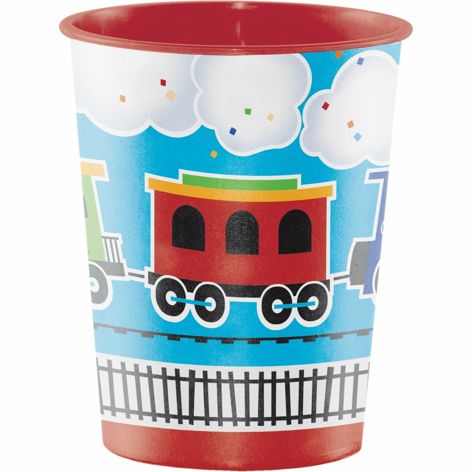 All Aboard Large Plastic Cup