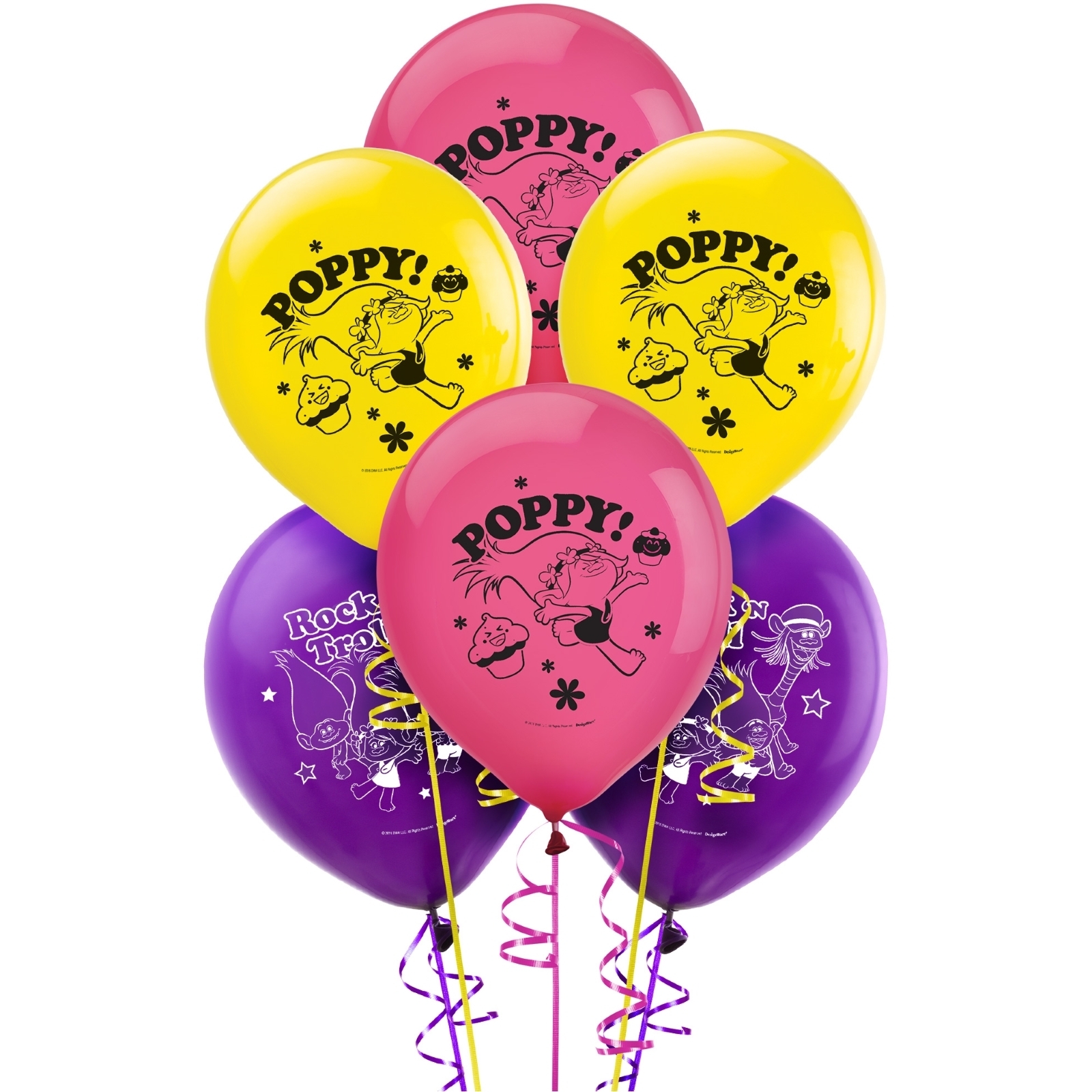 Trolls Balloons (Pack of 6)