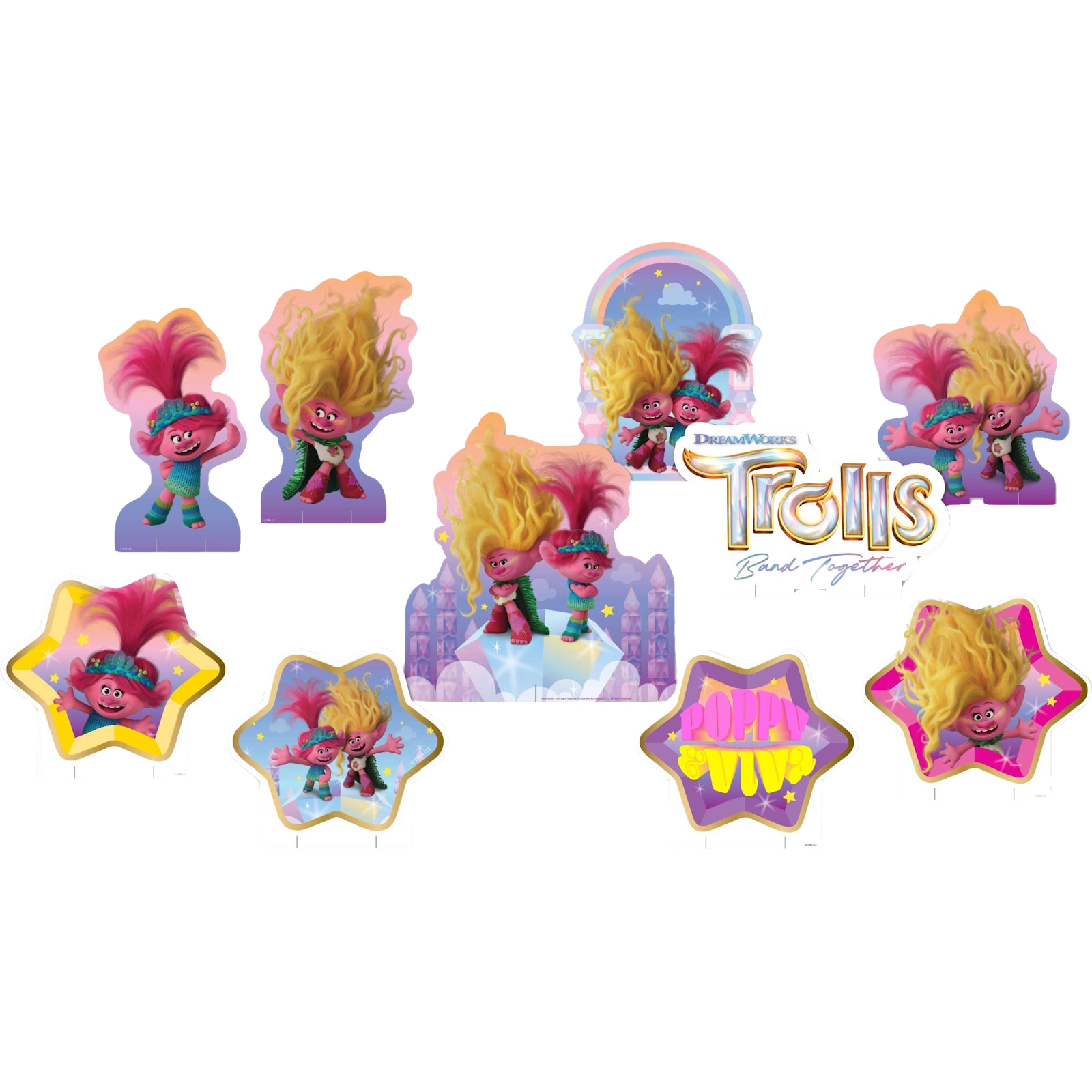 Trolls Band Together Table Decorating Kit 