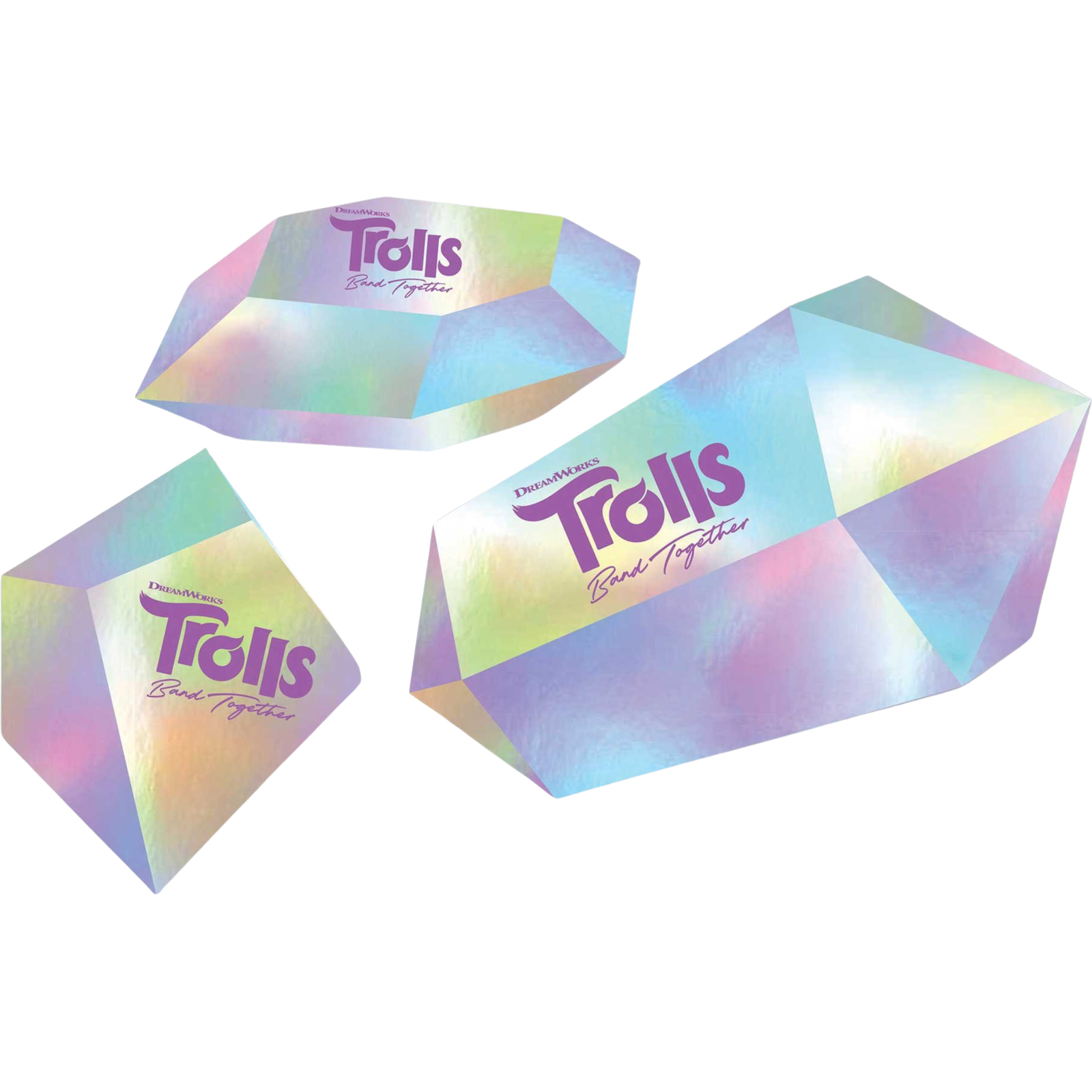 Trolls Band Together Table Decorations (Pack of 3)