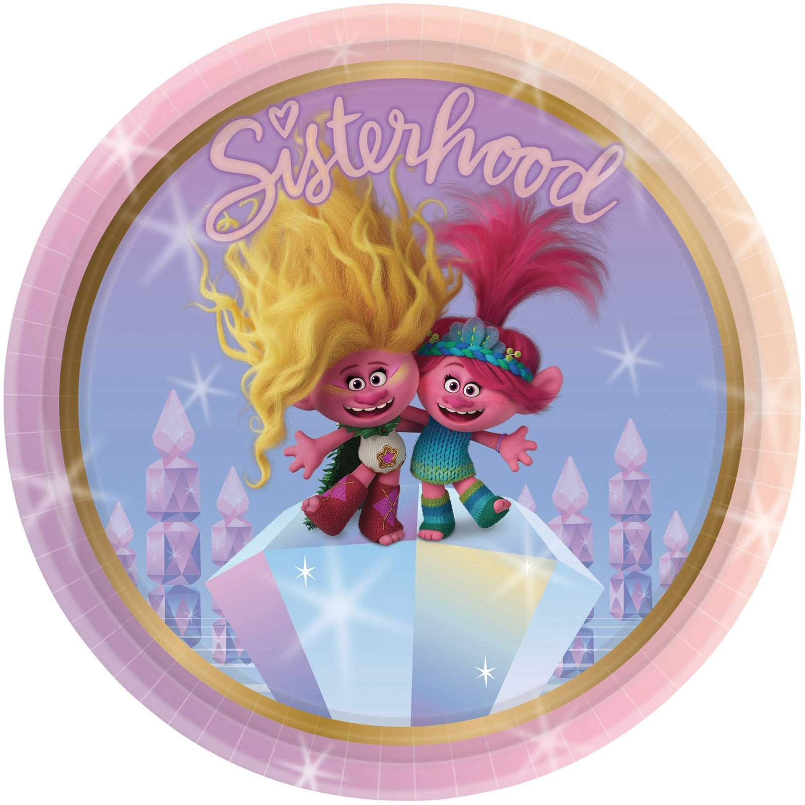 Trolls Band Together Large Paper Plates (Pack of 8) 