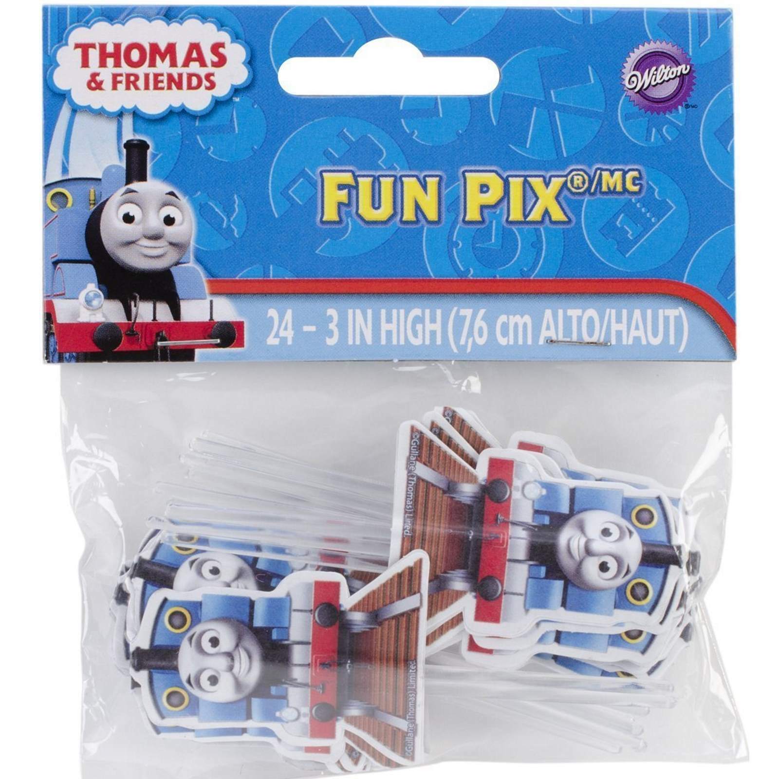 Thomas the Tank Engine Cupcake Picks Fun Pix (Pack of 24)