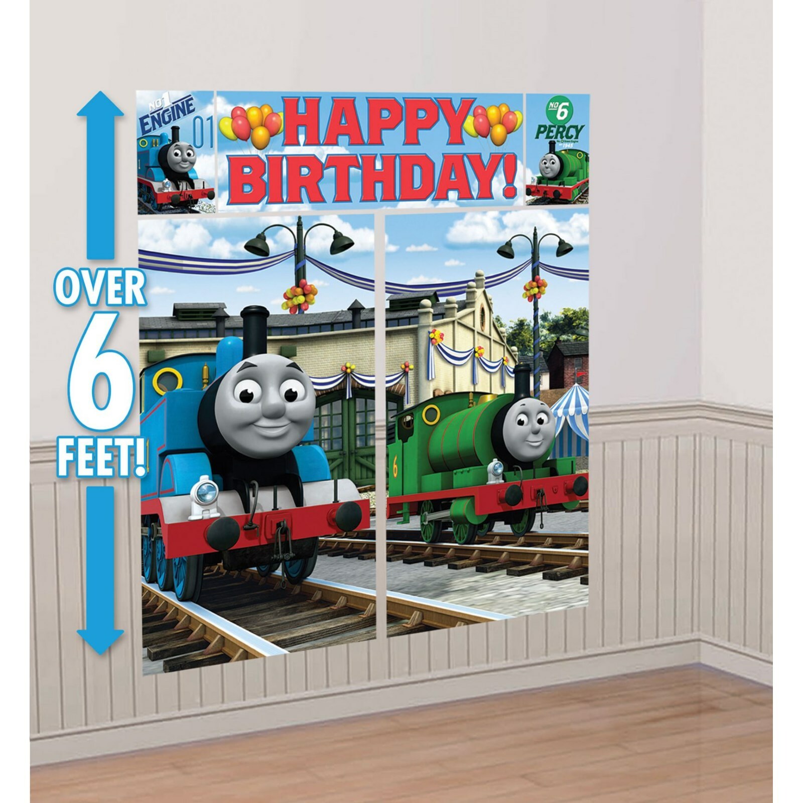 Thomas the Tank Engine Scene Setter Wall Decorations