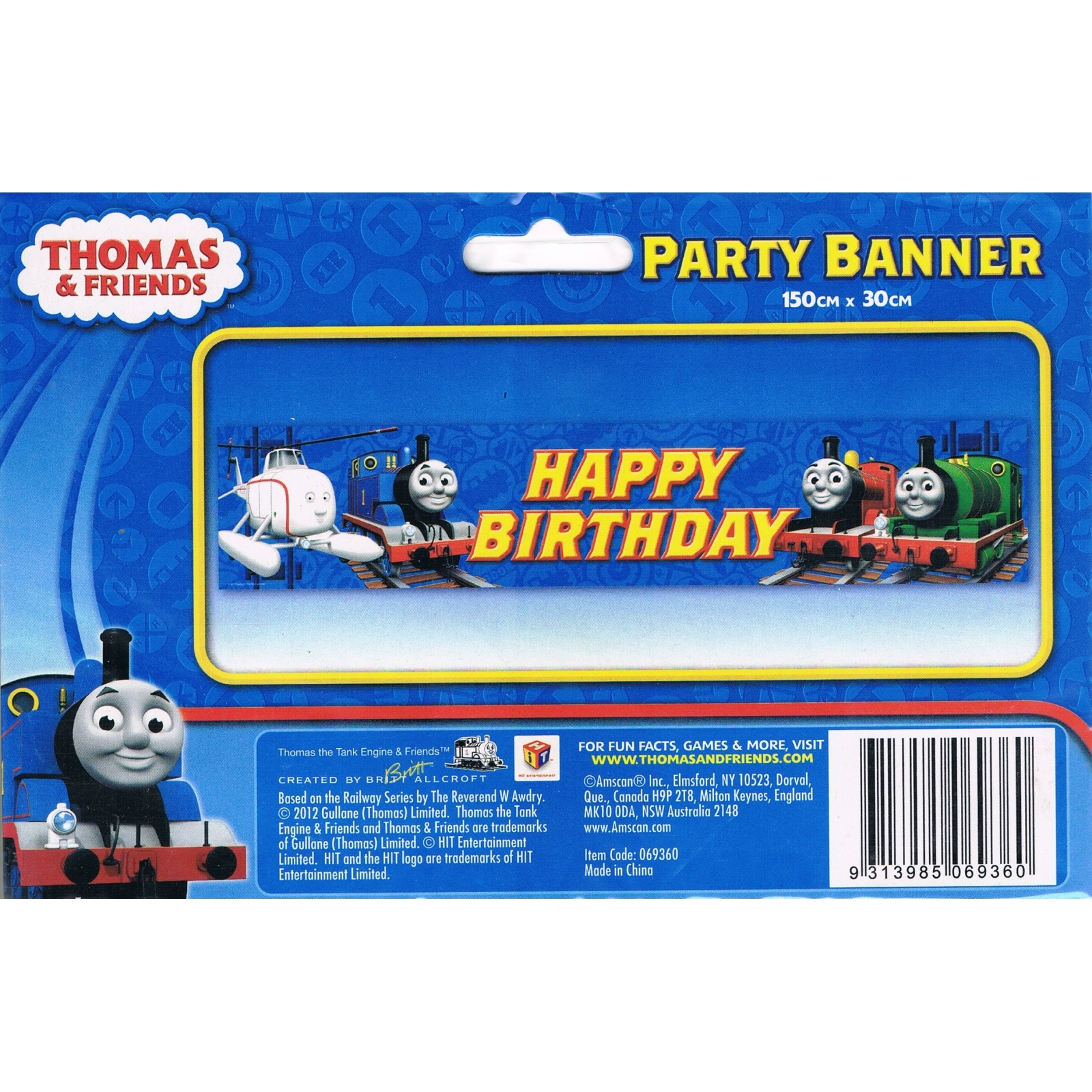 Thomas and Friends Happy Birthday Banner