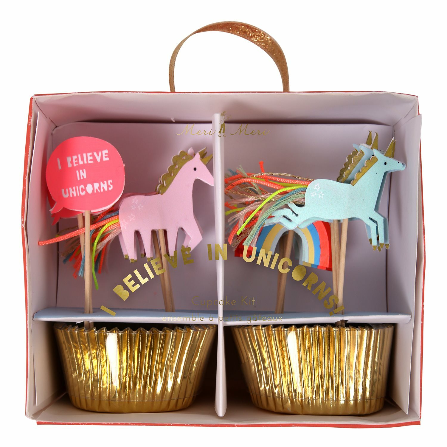 Meri Meri Unicorn Cupcake Decorating Kit (Set of 24)