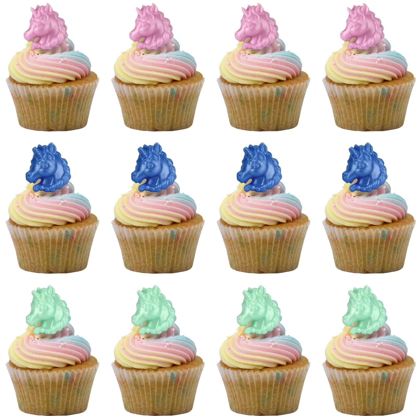 Unicorn Cupcake Rings (Pack of 12)