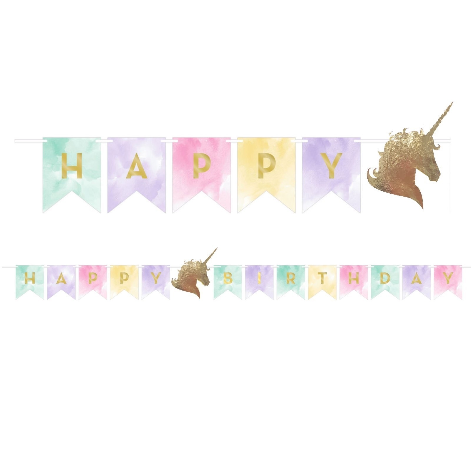 Unicorn Sparkle Pennant Banner